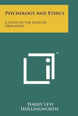 Psychology and Ethics: A Study of the Sense of ... 1258247984 Book Cover