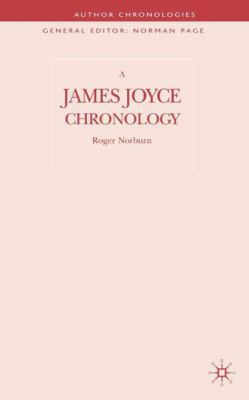 A James Joyce Chronology 1403912823 Book Cover