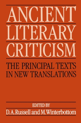 Ancient Literary Criticism : The Principal Text... B00303TPXW Book Cover