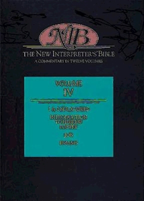 New Interpreter's Bible Volume IV: Introduction... 0687278171 Book Cover