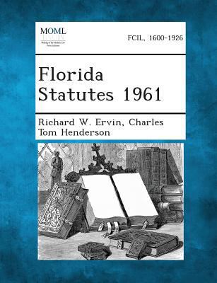Florida Statutes 1961 128732987X Book Cover