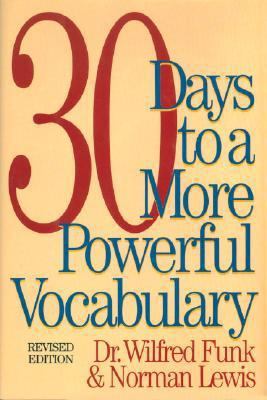 30 Days to a More Powerful Vocabulary 1578660300 Book Cover