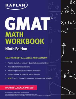 Kaplan GMAT Math Workbook B077XPDHW9 Book Cover