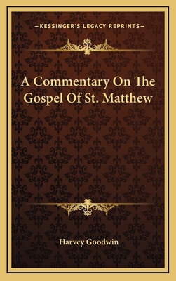 A Commentary on the Gospel of St. Matthew 1163655341 Book Cover