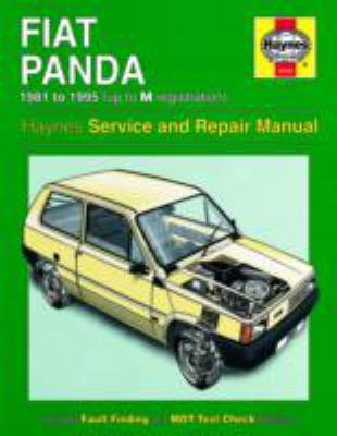 Fiat Panda (81 - 95) Haynes Repair Manual 0857336894 Book Cover