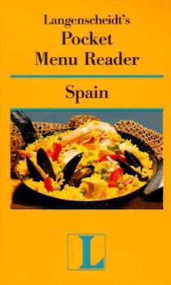 Langenscheidt's Pocket Menu Reader Spain 0887293158 Book Cover