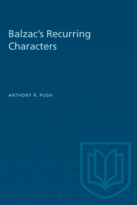 Balzac's Recurring Characters 1487580789 Book Cover