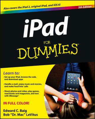iPad For Dummies 1118498232 Book Cover
