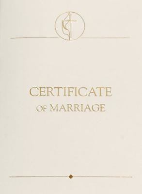 United Methodist Certificates of Marriage with ... 0687034353 Book Cover