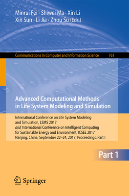 Advanced Computational Methods in Life System M... 9811063699 Book Cover