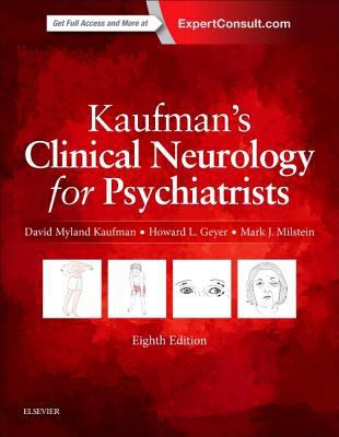 Kaufman's Clinical Neurology for Psychiatrists 0323415598 Book Cover
