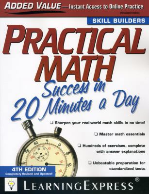 Practical Math Success in 20 Minutes a Day 1576856828 Book Cover