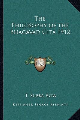 The Philosophy of the Bhagavad Gita 1912 1162735171 Book Cover