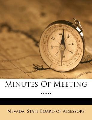 Minutes of Meeting ...... 127487579X Book Cover