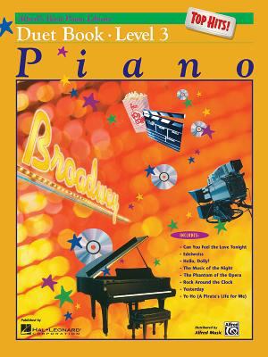 Alfred's Basic Piano Course: Top Hits! Duet Boo... 0739008366 Book Cover