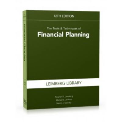 The Tools & Techniques of Financial Planning, 1... 1945424427 Book Cover