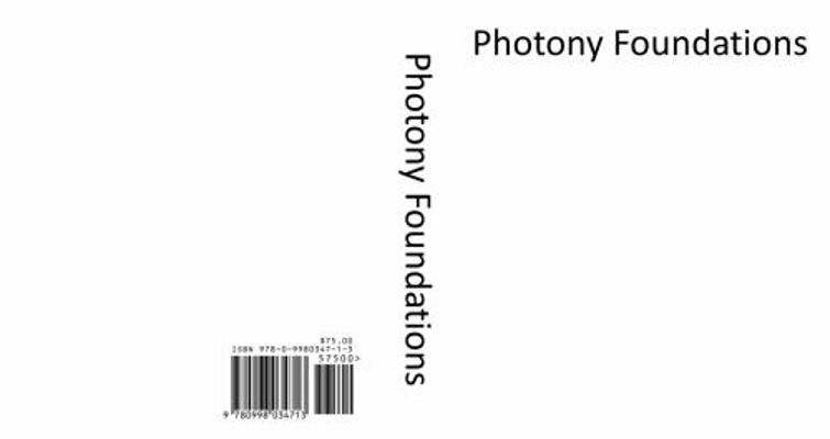 Hardcover Photony Foundations : Introduction and Compendium Preview Book