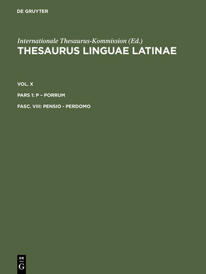 Pensio - Perdomo [Latin] 3598770057 Book Cover