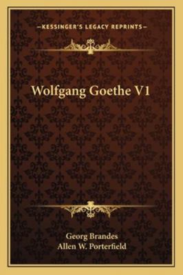 Wolfgang Goethe V1 1163165875 Book Cover