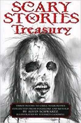 Scary Stories Treasury: Three Books to Chill Yo... 0062283006 Book Cover