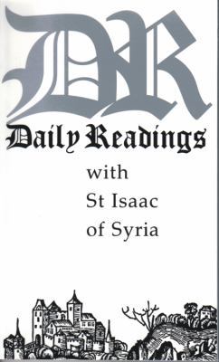 Daily Readings with St. Isaac of Syria (Daily R... 0872431738 Book Cover