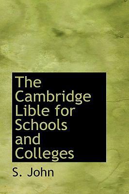 The Cambridge Lible for Schools and Colleges 1110448309 Book Cover