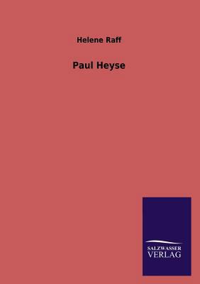 Paul Heyse [German] 3846021512 Book Cover