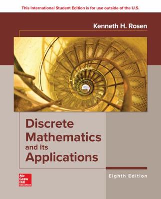Discrete Mathematics and Its Applications 1260091996 Book Cover