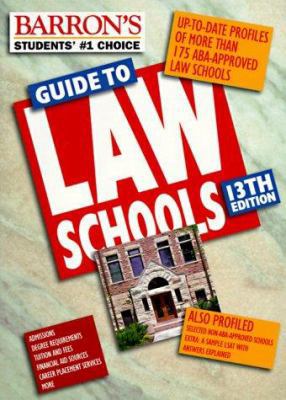 Barron's Guide to Law Schools 0764104314 Book Cover