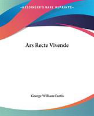 Ars Recte Vivende 1419107674 Book Cover