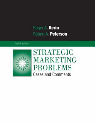 Strategic Marketing Problems: Cases and Comments 0136107060 Book Cover