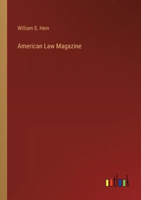 American Law Magazine 3385110068 Book Cover