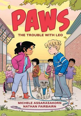 Paws: The Trouble with Leo: A Graphic Novel 0593695852 Book Cover