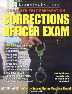 Corrections Officer Exam [With Free Online Prac... 1576856526 Book Cover