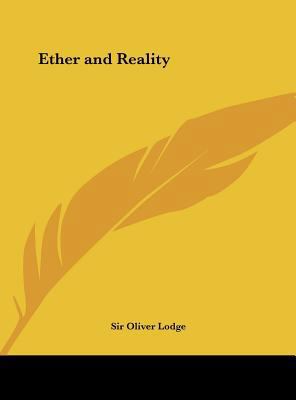 Ether and Reality 1161616497 Book Cover