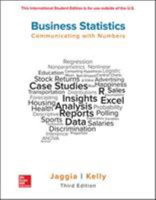 Business Statistics:Communicating With 1260288374 Book Cover