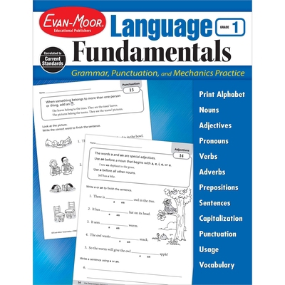 Language Fundamentals, Grade 1 1629382175 Book Cover