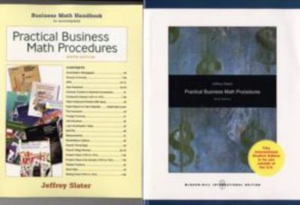 Practical Business Math Procedures 0071283714 Book Cover