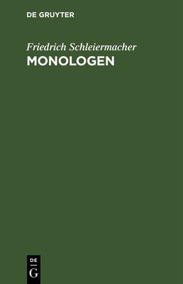 Monologen: Eine Neujahrsausgabe [German] 3111110338 Book Cover