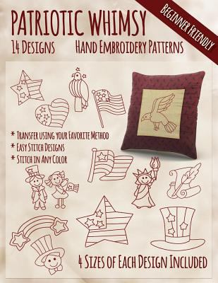Patriotic Whimsy Hand Embroidery Patterns 1530669189 Book Cover