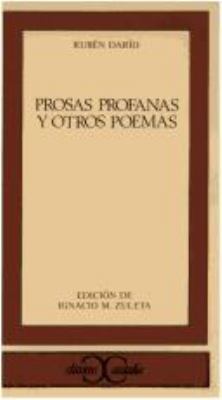 Prosas profanas y otros poemas . (Spanish Edition) [Spanish] B0016RQRF8 Book Cover