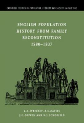 English Population History from Family Reconsti... 0521590159 Book Cover