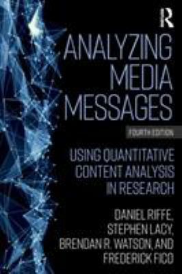 Analyzing Media Messages: Using Quantitative Co... 1138613983 Book Cover