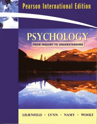 Psychology: From Inquiry to Understanding. Scot... 0205612628 Book Cover