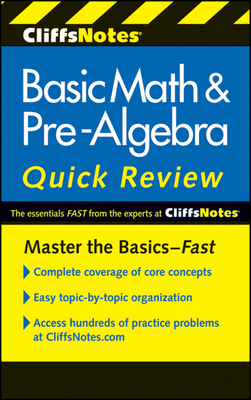 Cliffsnotes Basic Math & Pre-Algebra Quick Revi... 0470880406 Book Cover