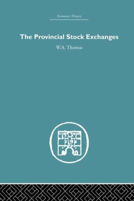 Provincial Stock Exchanges 1138880779 Book Cover