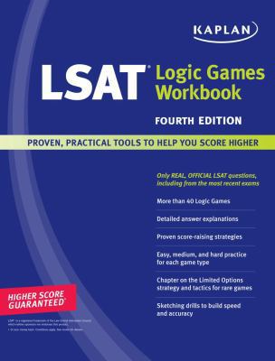 Kaplan LSAT Logic Games Workbook 1607146908 Book Cover