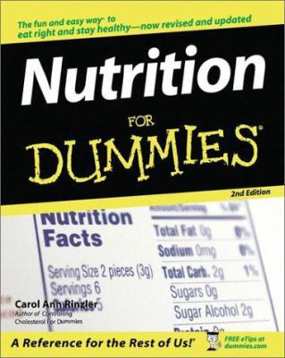 Nutrition for Dummies 0764540823 Book Cover