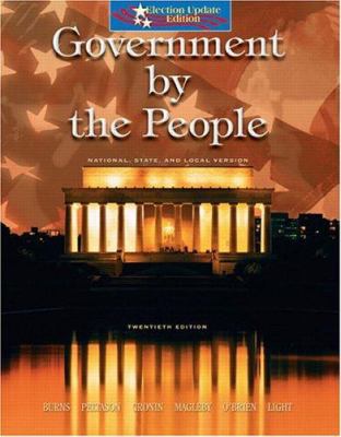 Government by the People, National, State, and ... 013193886X Book Cover