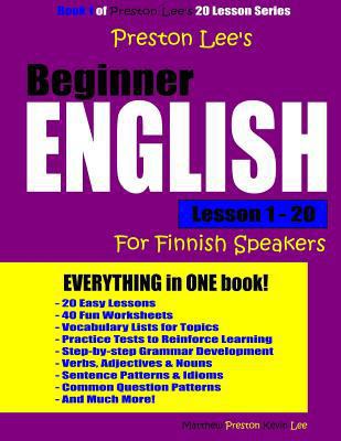 Preston Lee's Beginner English Lesson 1 - 20 Fo... 1986079007 Book Cover